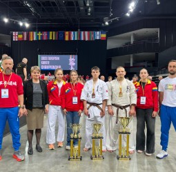 Trei medalii europene pentru karateka de la CSU