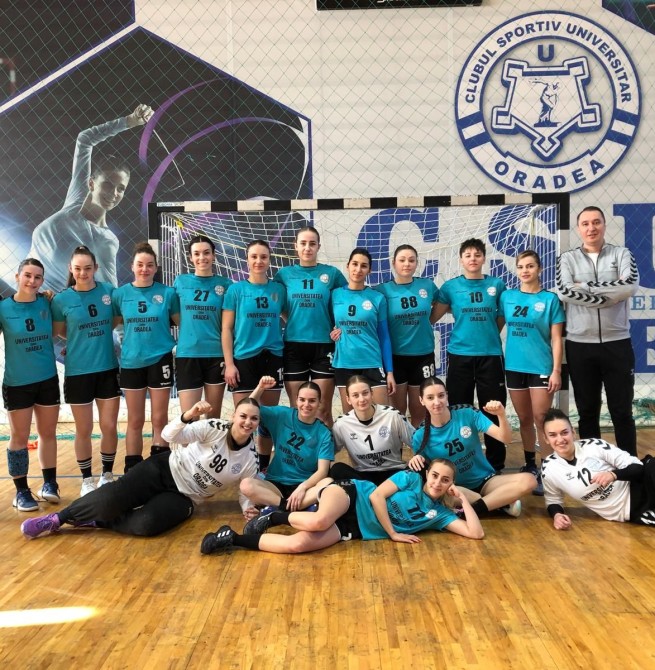 CSU Oradea s-a calificat în play-off-ul Diviziei A de handbal