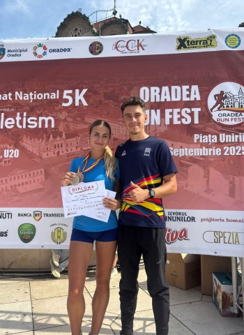 Iulia Mărgineanu, dublă medaliată la CN de alergare pe șosea