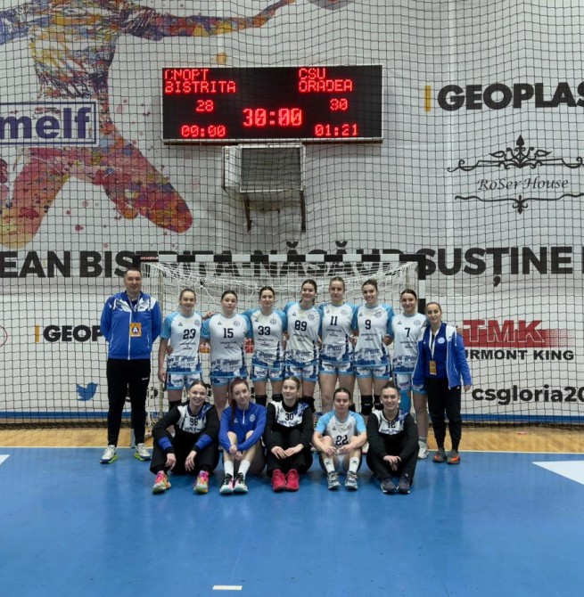 CSU Oradea și-a luat revanșa în fața celor de la CNOPT Bistrița