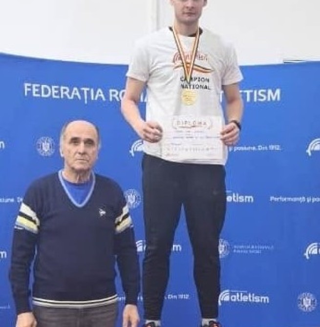 Răzvan Nicoară, locul II la Internaționalele României de atletism