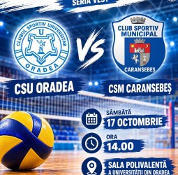 Weekend plin pentru secțiile cu jocuri de echipă ale CSU Oradea